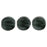 Czech Melon Round 5mm Metallic Suede - Dk Forest (50pcs)