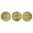 Czech Melon Round 5mm Metallic Suede - Gold (50pcs)