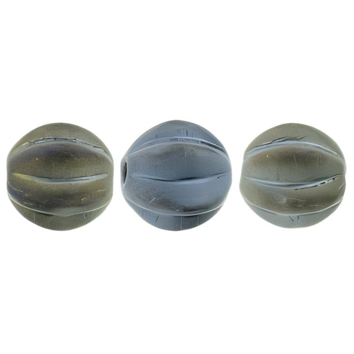Czech Melon Round 6mm Matte - Iris - Brown (25pcs)