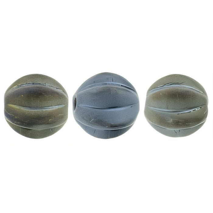 Czech Melon Round 6mm Matte - Iris - Brown (25pcs)