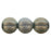 Czech Melon Round 8mm Halo Ethereal - Shadows (25pcs)