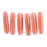 Czech Two Hole Bar 15 x 5mm Crystal/ Pink (50pcs)