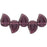Czech Eucalyptus Leaves 12 x 9mm Med Amethyst (25pcs)