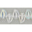 Czech Eucalyptus Leaves 12 x 9mm Crystal AB (25pcs)