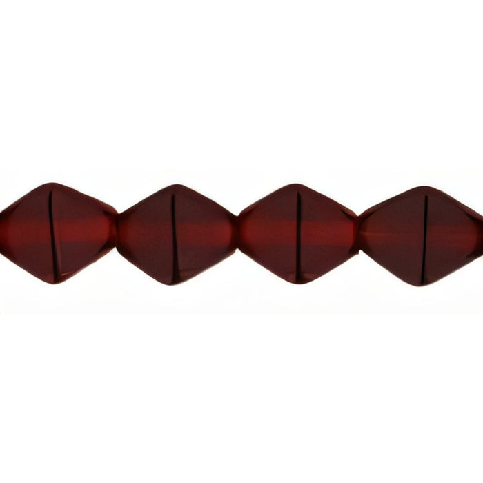 Czech Bicone 6 x 6mm Ruby (50pcs)