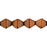 Czech Bicone 6 x 6mm Luster - Dk Bronze (50pcs)