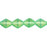 Czech Bicone 6 x 6mm Luster Iris - Peridot (50pcs)