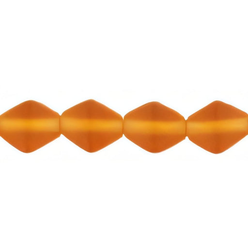 Czech Bicone 6/6mm Matte - Dk Topaz (50pcs)