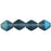 Czech Bicone 6/6mm Matte - Montana Blue AB (50pcs)