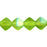 Czech Bicone 6/6mm Matte - Olivine AB (50pcs)