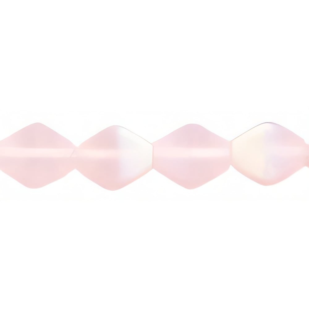 Czech Bicone 6/6mm Matte - Rosaline AB (25pcs)
