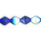 Czech Bicone 6/6mm Cobalt AB (50pcs)