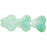 Czech Berry Leaves 9mm Spearmint/White (25pcs)