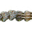 Czech Two-Hole Maple Leaves 13mm Luster - Transparent Green (25pcs)