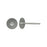 Earring Findings, 9.5mm Long Post with 6mm Glue On Pad, Titanium (10 Pairs)