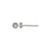 Stainless Steel Earring Post Findings, 3mm Flat Pad (1 Pair)