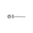 Stainless Steel Earring Post Finding w 3mm Flat Pad (1 Pair)