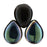 Czech Pear Shaped Drops 16 x 12mm Tanzanite - Celsian (25pcs)