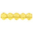 Czech English Cut Round 3mm Topaz (50pcs)