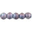 Czech English Cut Round 3mm Luster - Transparent Denim Blue (50pcs)