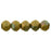 Czech English Cut Round 3mm Oxidized Bronze Chartreuse (50pcs)