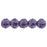 Czech English Cut Round 3mm Tanzanite (50pcs)