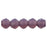 Czech English Cut Round 3mm Milky Amethyst (50pcs)