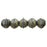 Czech English Cut Round 3mm Matte - Iris - Brown (50pcs)