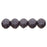 Czech English Cut Round 3mm Opaque Purple (50pcs)