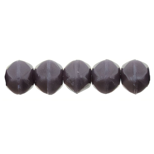Czech English Cut Round 3mm Opaque Purple (50pcs)
