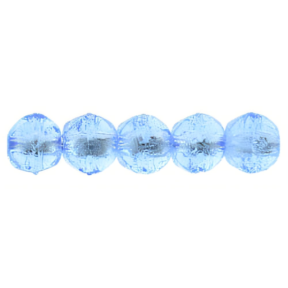 Czech English Cut Round 3mm Sapphire (50pcs)