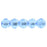 Czech English Cut Round 3mm Sapphire (50pcs)