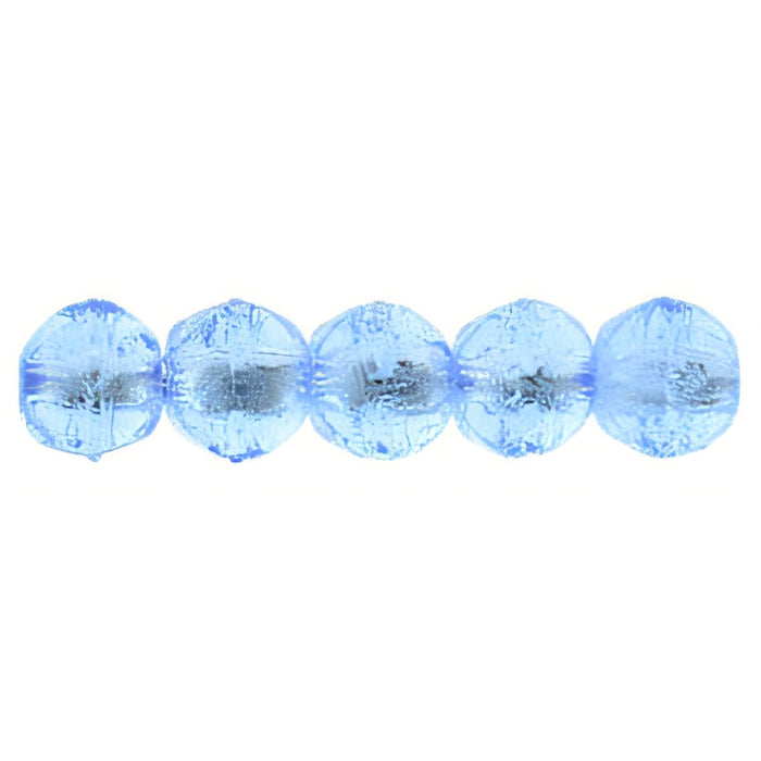 Czech English Cut Round 3mm Sapphire (50pcs)