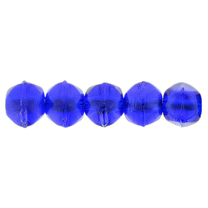 Czech English Cut Round 3mm Cobalt (50pcs)