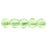 Czech English Cut Round 3mm Peridot (50pcs)