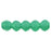 Czech English Cut Round 3mm Atlantis Green (50pcs)