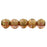 Czech English Cut Round 3mm Luster - Rose/Gold Topaz (50pcs)