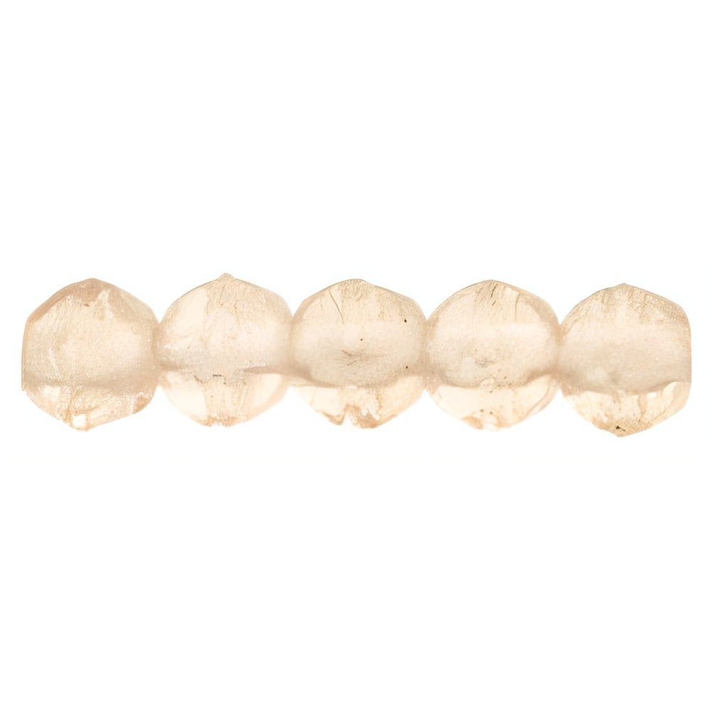 Czech English Cut Round 3mm Rosaline (50pcs)
