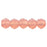 Czech English Cut Round 3mm Milky Pink (50pcs)