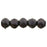 Czech English Cut Round 3mm Metallic Suede - Dk Plum (50pcs)