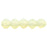 Czech English Cut Round 3mm Milky Jonquil (50pcs)
