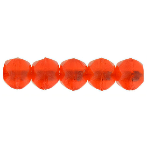 Czech English Cut Round 3mm Hyacinth (50pcs)