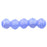 Czech English Cut Round 3mm Luster Iris - Milky Sapphire (50pcs)