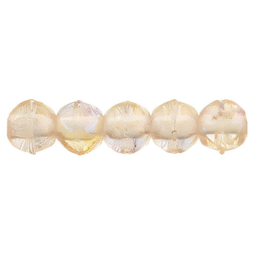 Czech English Cut Round 3mm Luster Iris - Rosaline (50pcs)