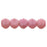 Czech English Cut Round 3mm Matte - Coral Pink (50pcs)