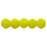 Czech English Cut Round 3mm Matte - Chartreuse (50pcs)