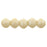 Czech English Cut Round 3mm Luster - Opaque Champagne (50pcs)