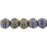 Czech English Cut Round 3mm Pacifica - Elderberry (50pcs)