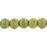 Czech English Cut Round 3mm Pacifica - Avocado (50pcs)
