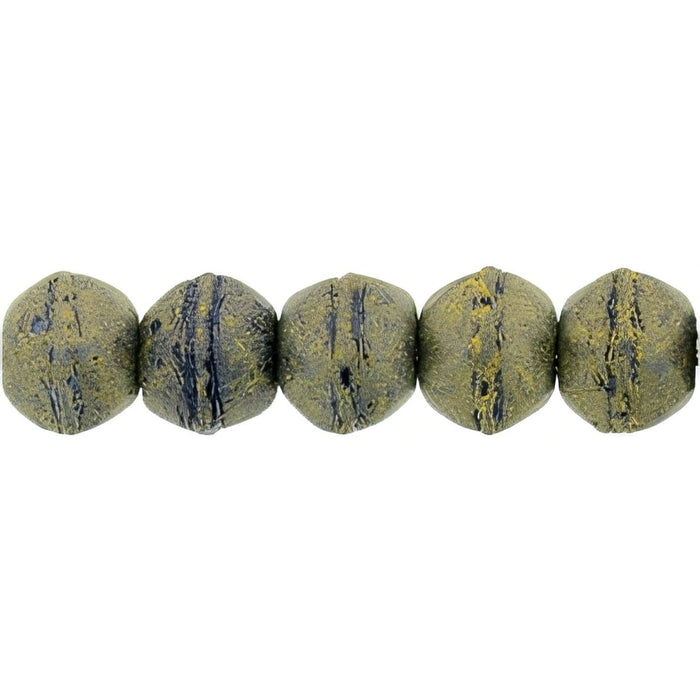 Czech English Cut Round 3mm Pacifica - Poppy Seed (50pcs)